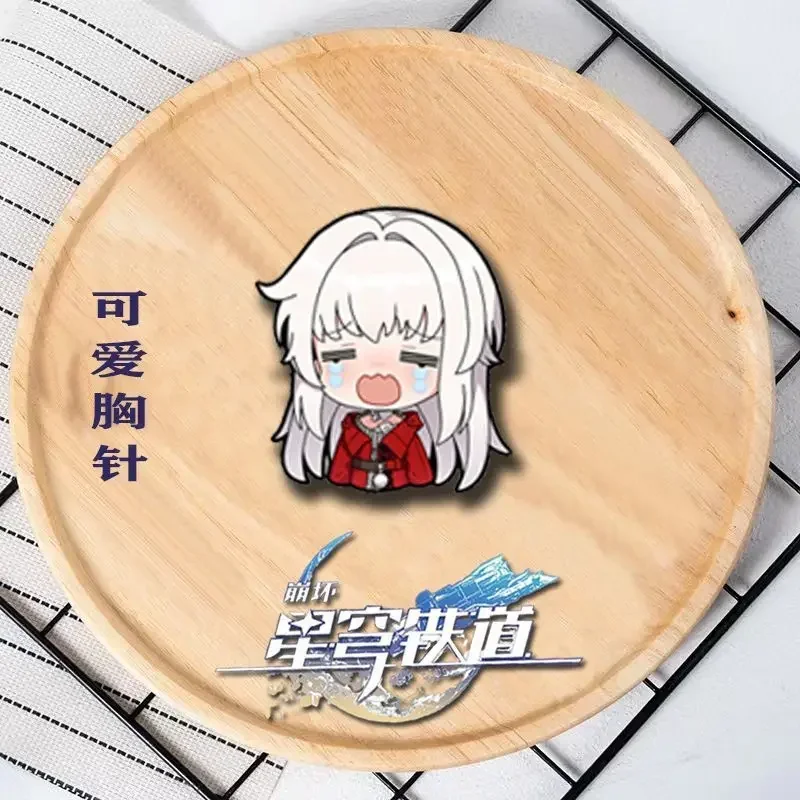 Аниме Honkai: Star Rail Li Sushang Clear Seele Qingque March 7th Herta Asta Косплей брошь подвеска значок