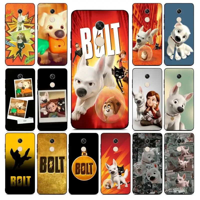 

Disney Bolt Phone Case for Redmi Note 8 7 9 4 6 pro max T X 5A 3 10 lite pro