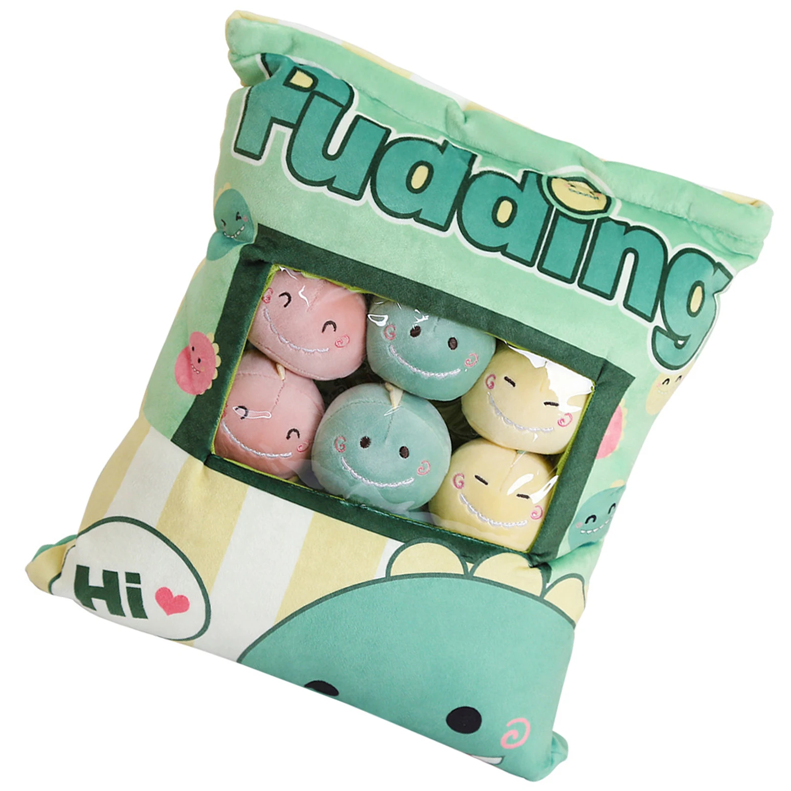 

Snack Bag Cute Plush Pillow Soft Throw Pillow With 8 Removable Stuffed Animal Toys Snack Bag Stuffed Animal Toys For Creative