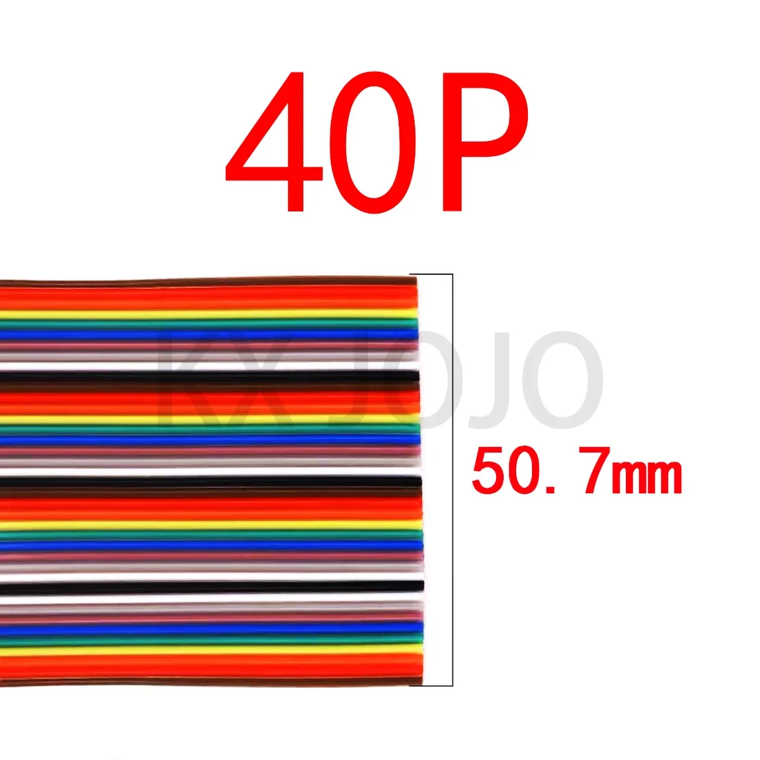 

Плоский провод DuPont 2651 цветов, проволока толщиной 1,27 мм, калибр 28awg, плоский провод с сердечником из чистой меди длиной 1 м