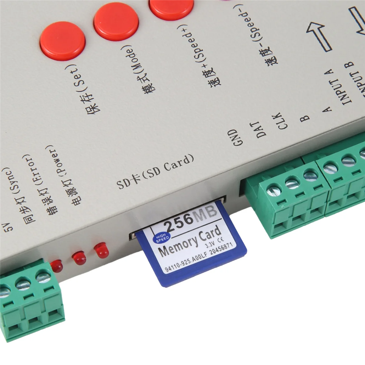 Светодиодный контроллер RGB T1000S SD-карта 2048 пикселей Контроллер для WS2801 WS2811 WS2812B SK6812