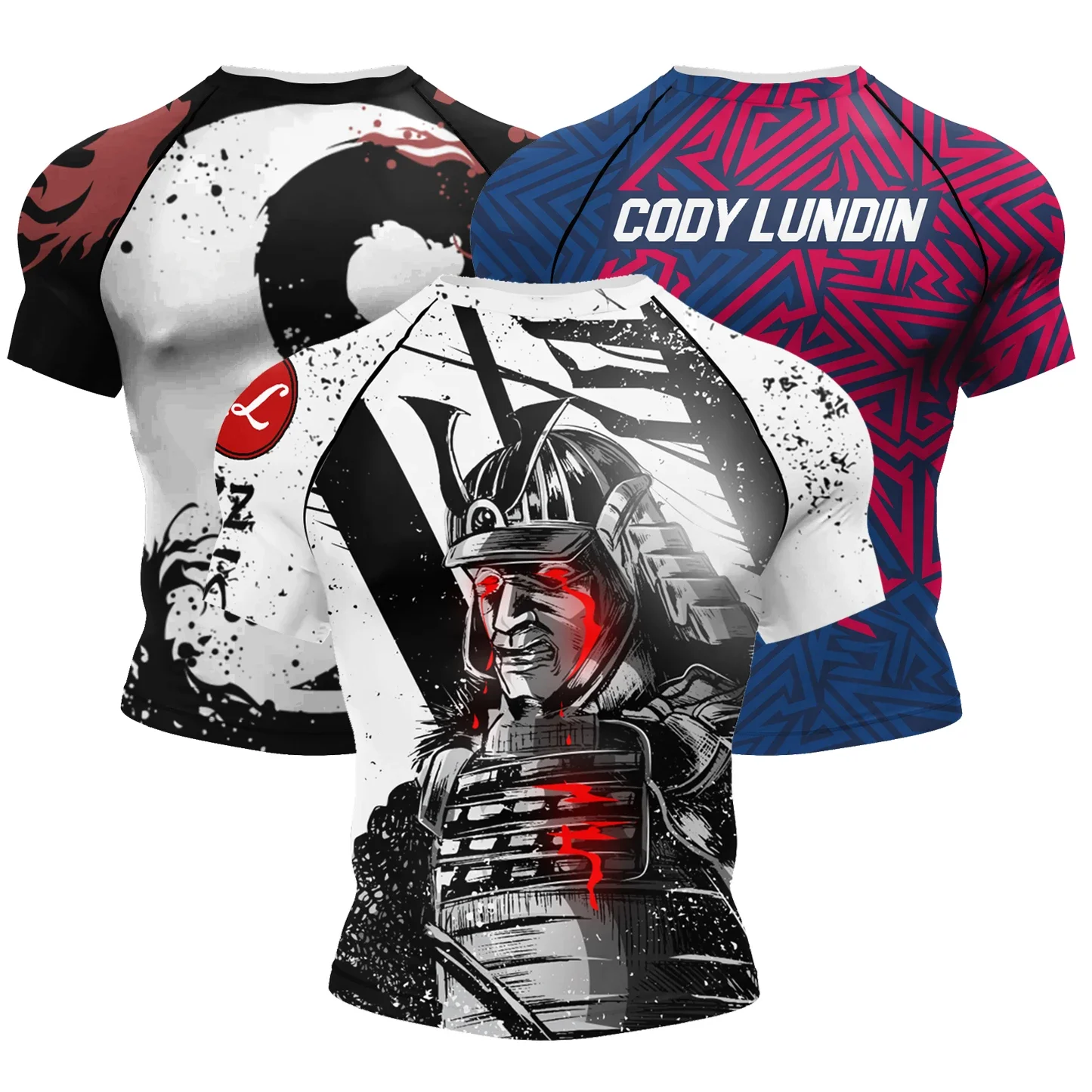 Фото Cody Lundin Рашгард Джиу-джитсу Bjj Box MMA Боксерские футболки с длинным рукавом Фитнес Спортивные потные футболки Рашгард для мужчин Одежда для ММА №1