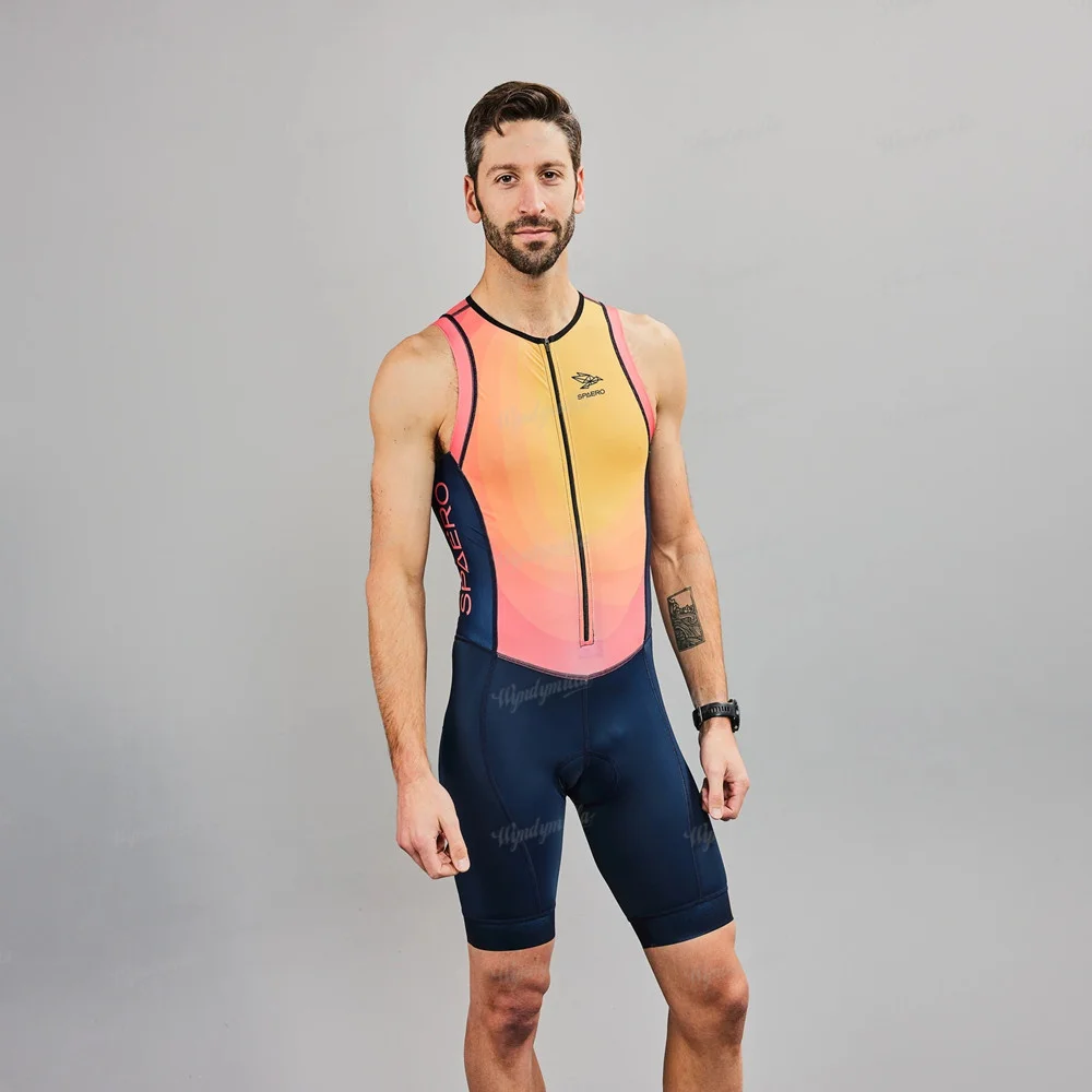 

NEW Spaero Men's Abyss SP3 Sleeveless Tri Suit Triathlon Outdoor Training And Competitions Swimming, Cycling Or Running Jumpsuit