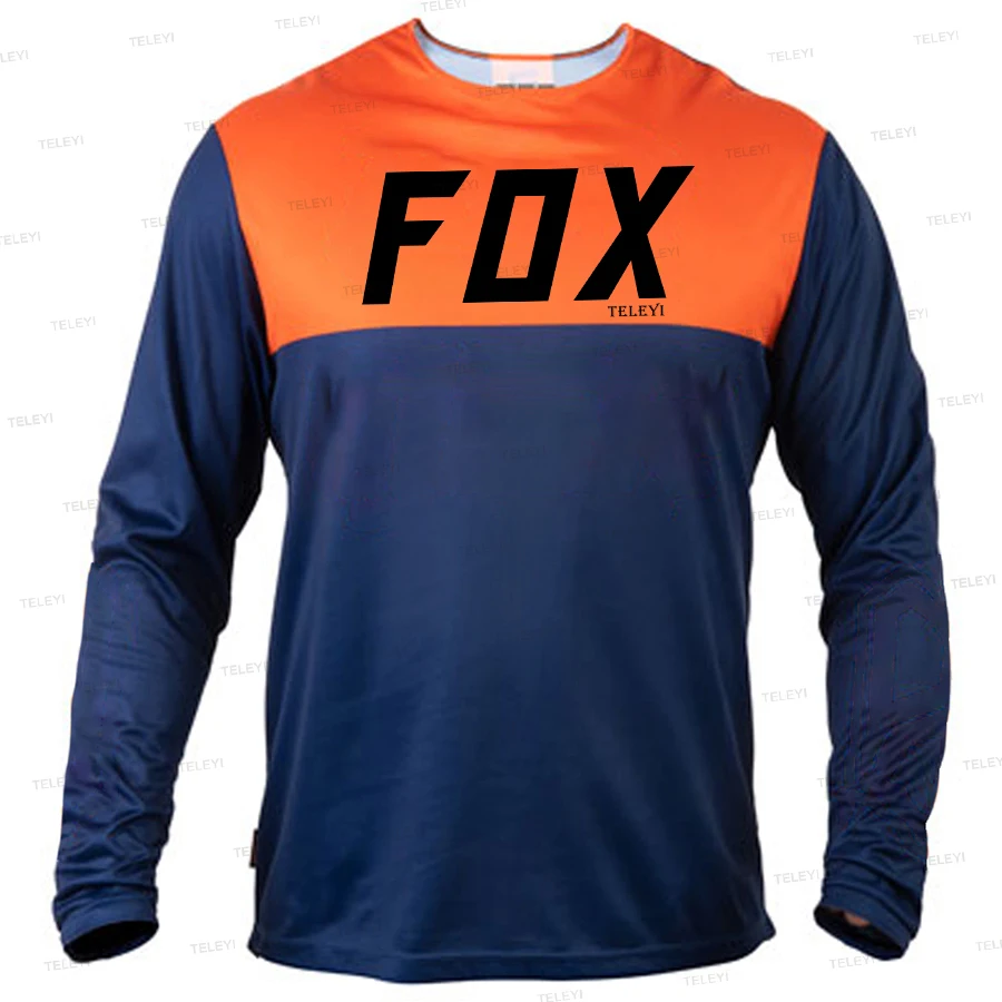 

motorcycle mountain bike mtb fox teleyi racing downhill jersey MTB Offroad DH MX bicycle locomotive shirt cross country mountain