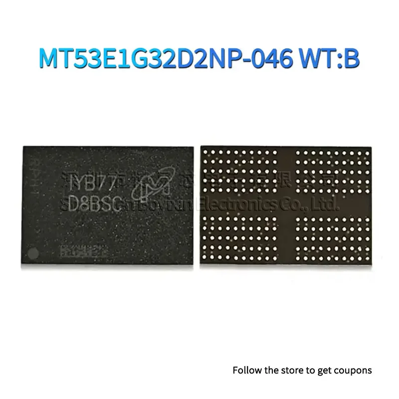D8BSC MT53E1G32D2NP-046 WT:B 200FBGA LPDDR4X 4266 Мбит/с 4 ГБ