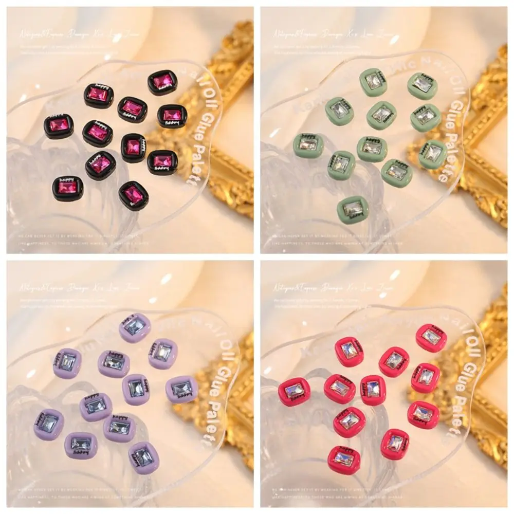 10 шт./упаковка разноцветные украшения для ногтей