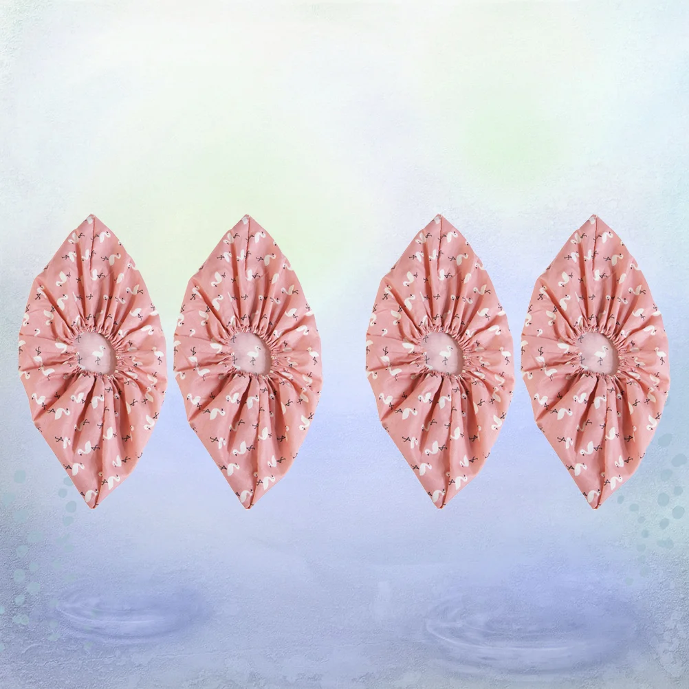 

2 Pairs of Indoor Non-Slip Simple Thickened Shoe Covers Cotton Shoe Covers for Home