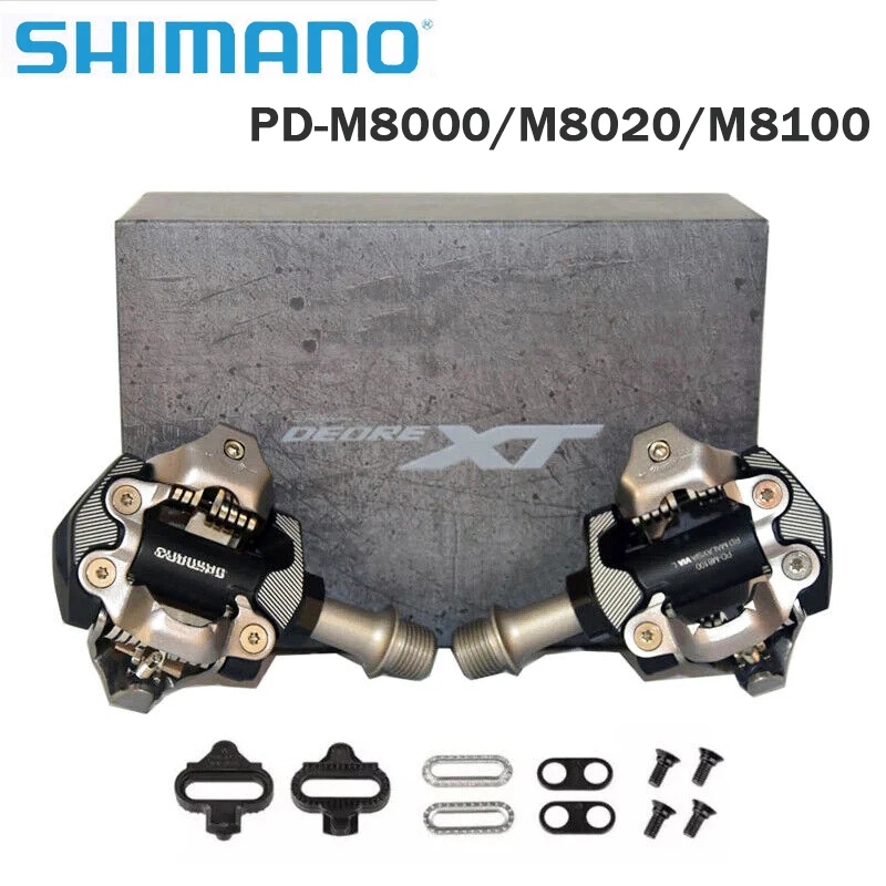

Shimano MTB Pedals PD-M8100 M8000 M8020 Mountain Bike Pedals for SPD Self-Locking Pedals with SM-SH51 Original Deore XT M8000