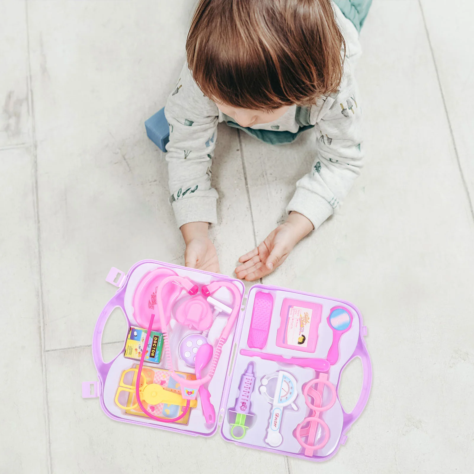 

Реквизит для ролевых игр, детский стетоскоп, игрушки дантиста, комплект детской одежды для малышей, модель стетоскопа, забавная игрушка, 14 ш...