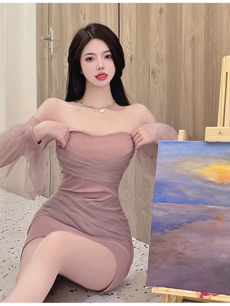 Женский сетчатый костюм с открытыми плечами для латиноамериканского танца