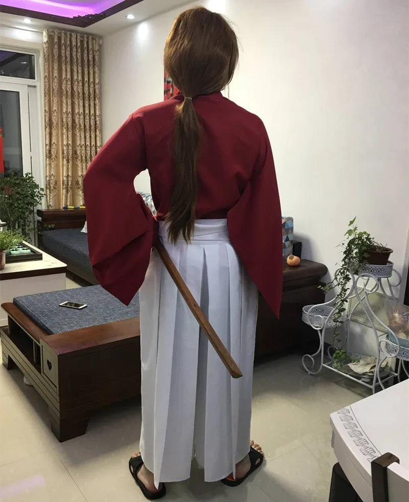 Rurouni Kenshin Executioner Himura Kenshin Кимоно Кендо Костюм Косплей Костюм (art.: 3920d49fcd36c) - 3920d49fcd36c