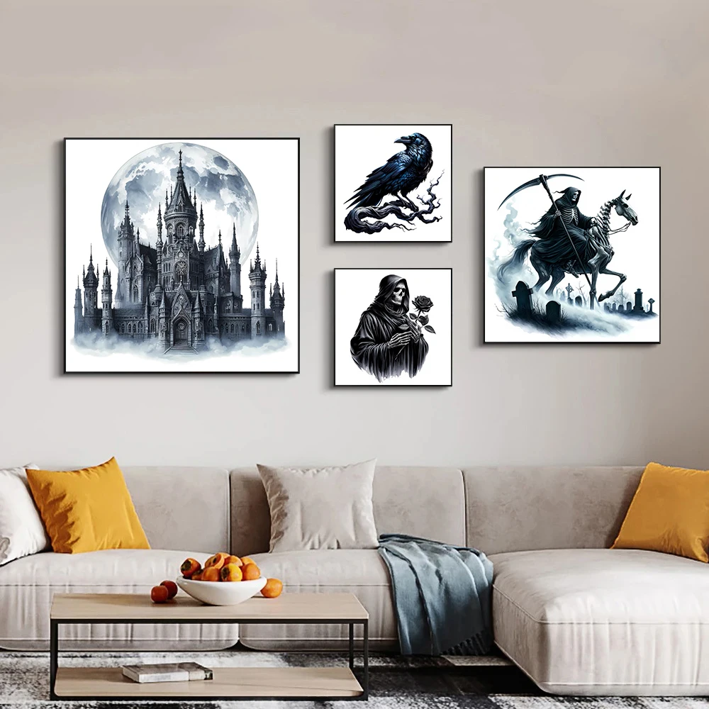 Абстрактная картина &quotТемная академия&quot