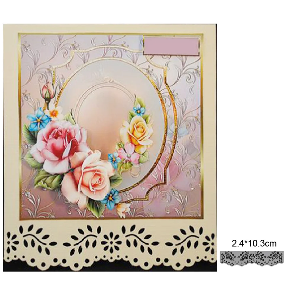 

2022 New Metal Cutting Dies Cut Mold Flower Leafy Strip Decoration Scrapbook Paper Craft Knife Mould Blade Punch Stencils Dies