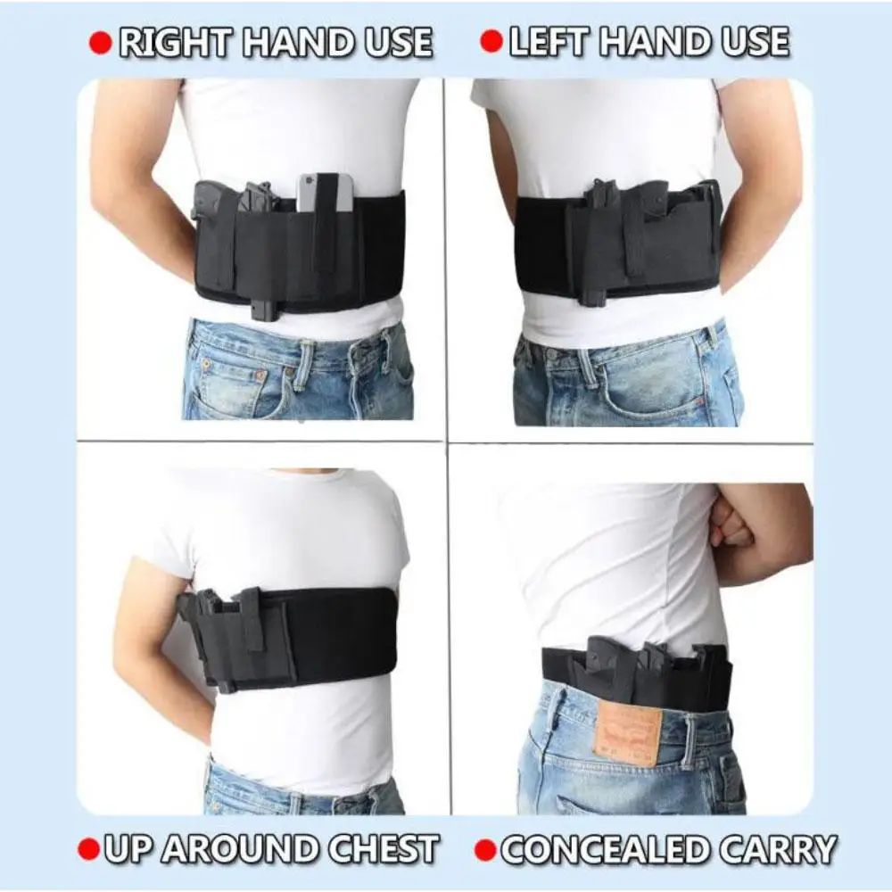 

Pistol Holster Military Portable Bag Wide Belt Mobile Phone Case Outdoor Hunting Shooting Defense Bag Belt