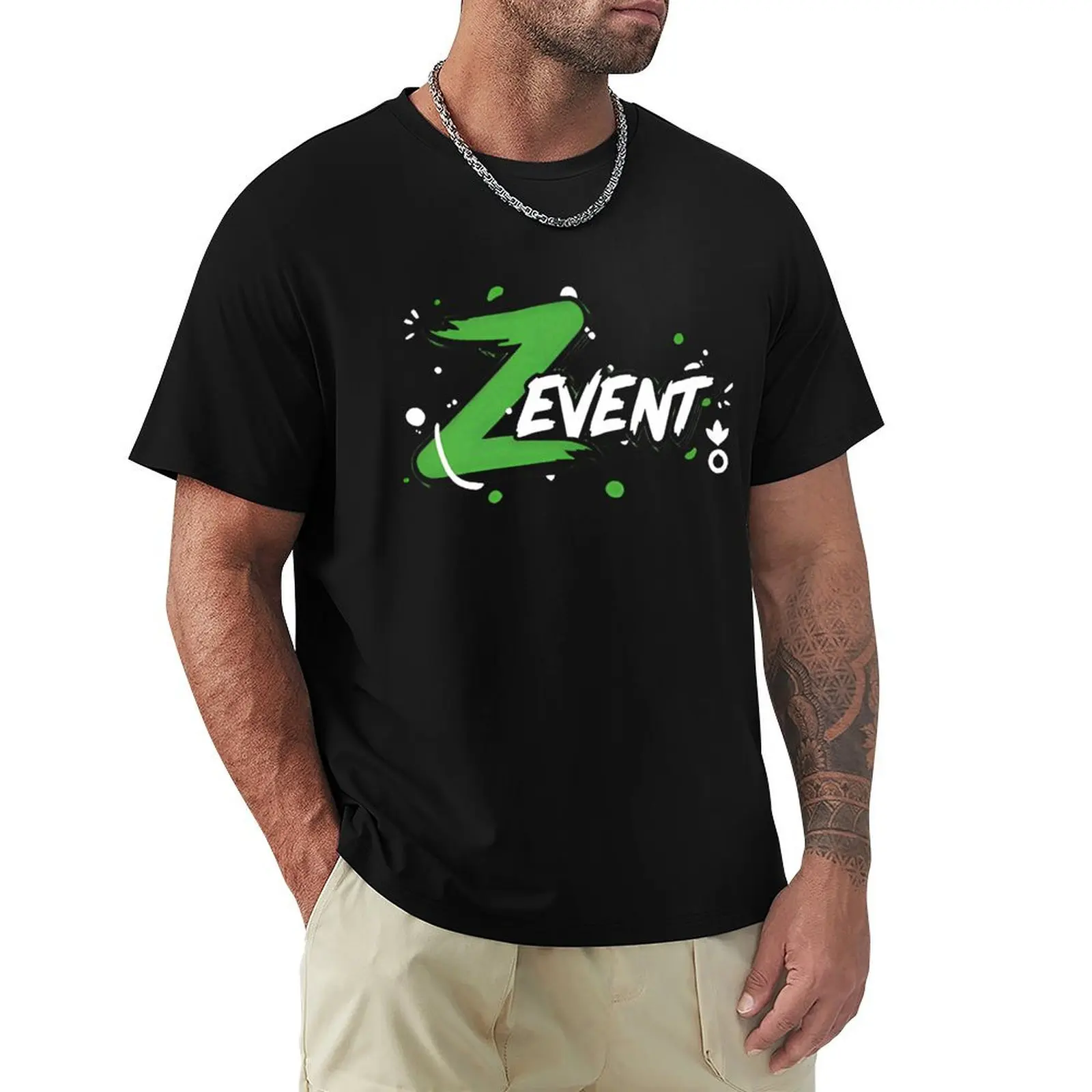 Фото Футболка Zevent stath lets flats с забавным принтом, повседневная, базовая, с коротким рукавом. №1