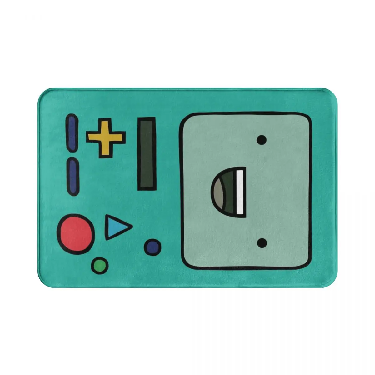 

Adventure Time Anime BMO Polyester Doormat Rug carpet Mat Footpad Anti-slip Antiwear Entrance Kitchen Bedroom balcony toilet