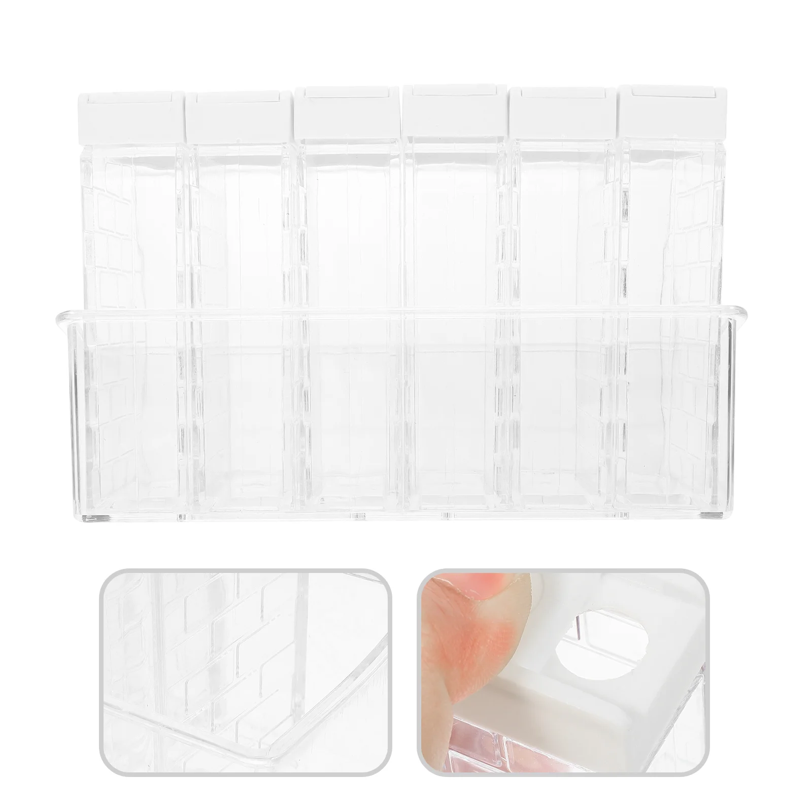 

Spice Condiment Jar Sugar Cooking Container Lidsjars Salt Kitchen Storage Canisters Bowl Mini Holder Boxes Seasoning Canisterbox