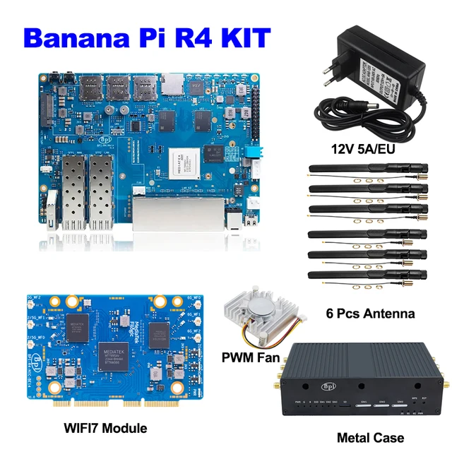 Banana Pi BPI-R4 MT7988A Smart Router Board | AliExpress