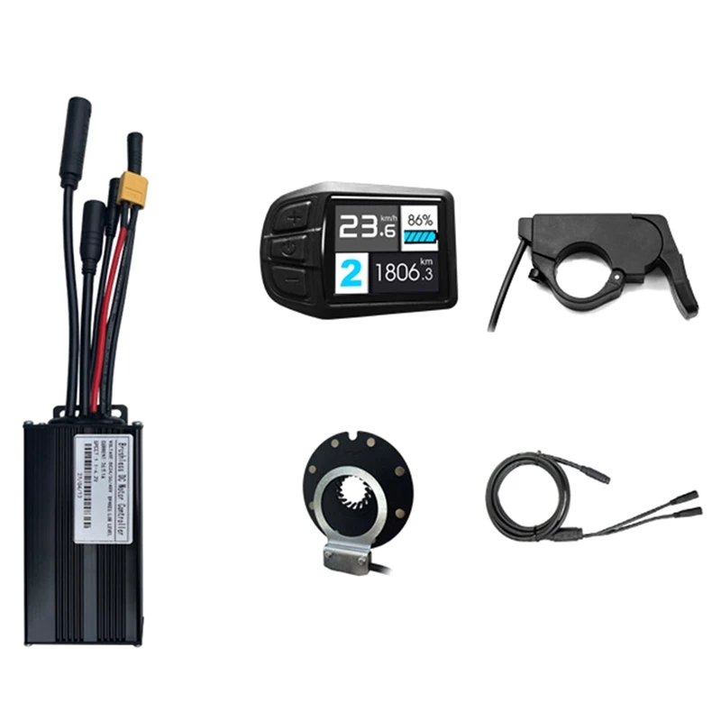 

For 36V 48V 500W750W Motor Electric Bike Motor Controller Kit With UKC3 LCD Display Electric Bicycle Scooter Parts