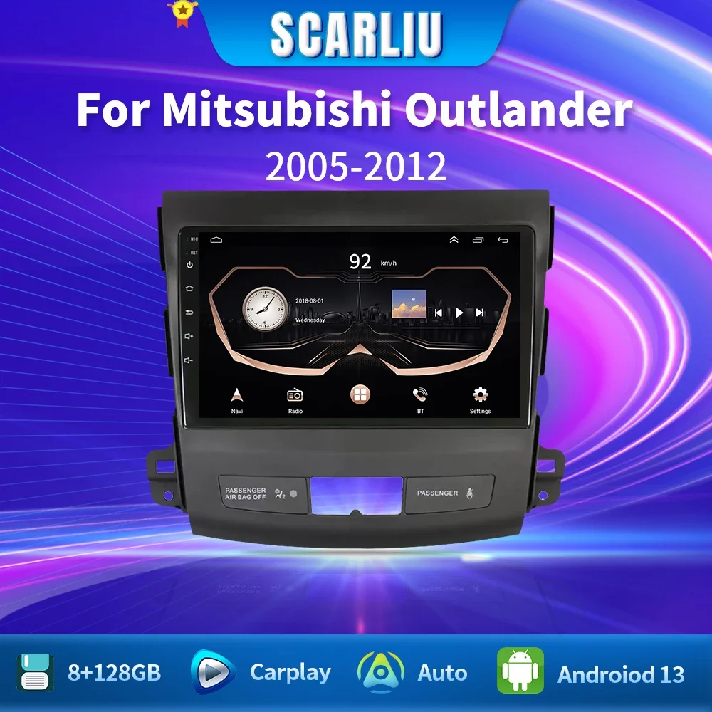 Для Mitsubishi Outlander 2 CW0W 2005-2013 Citroen C-Crosser 1 2007-2013 Peugeot 4007 2007-2012 Автомобильный