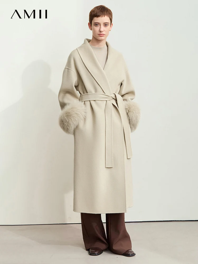 Женское шерстяное пальто Amii