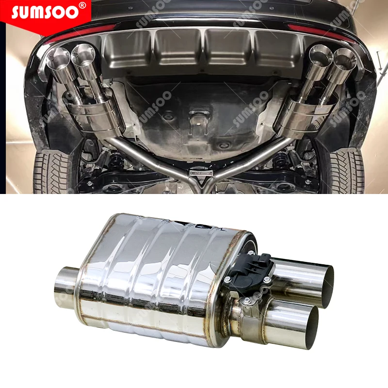 

Универсальный Одиночный Впускной двойной выпускной клапан с одинарной фотосистемой выхлопной трубы автомобиля