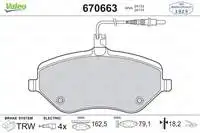 

670663 for ten brake BALATASI P407 2.0hdi 2.0i