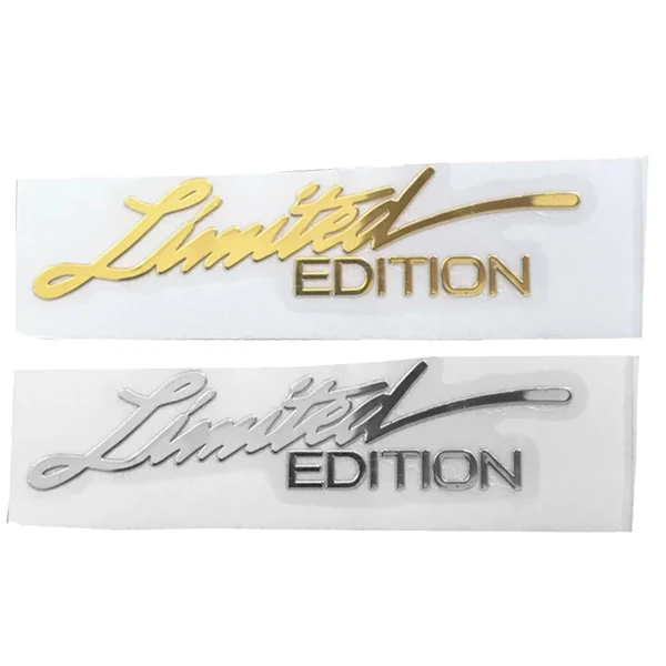 

2 шт., автомобильная наклейка, 3D золотая эмблема кузова, значок, металлическая наклейка, автомобильные аксессуары, наклейки для мотоциклов