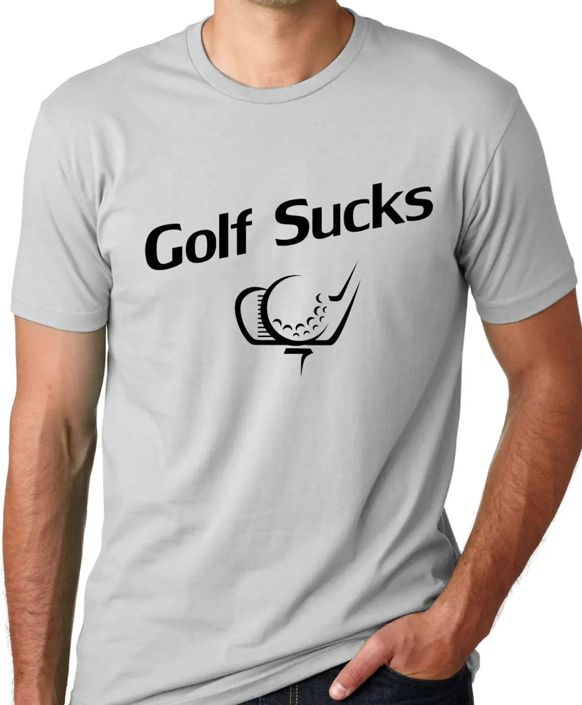 

Golf sucks Funny T shirt sarcastic Humor Tee