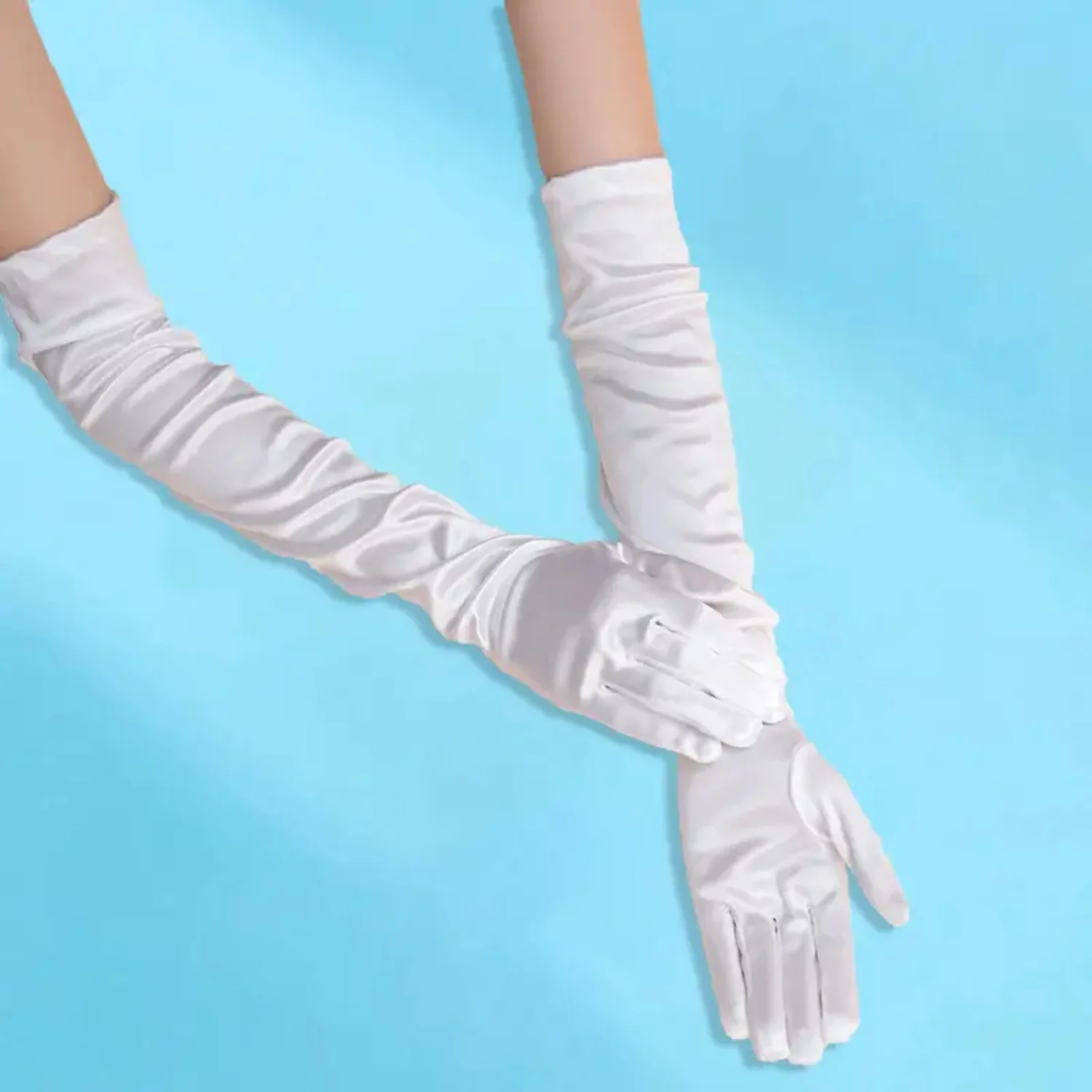 Сплошной цвет перчатки средней длины полиэстер аэрографo para maquillaje Hena краска для