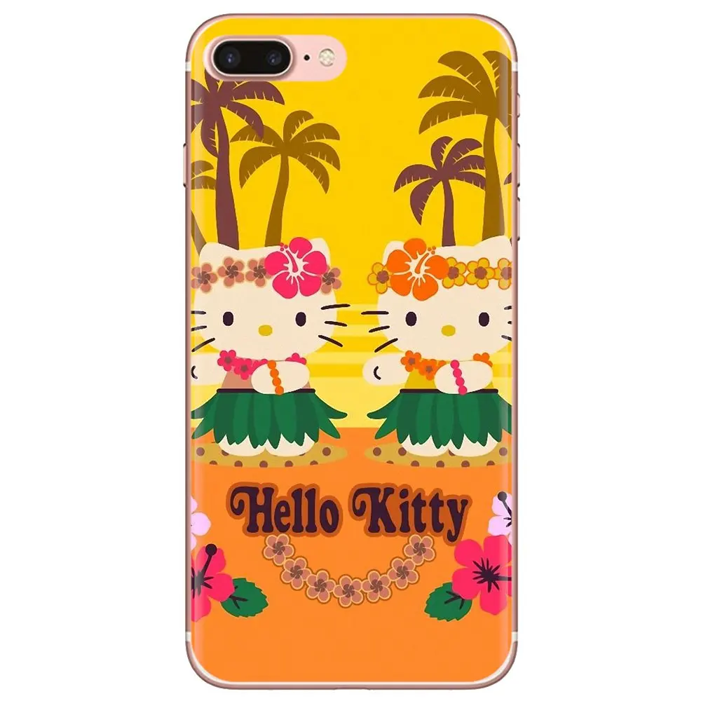Чехол с рисунком hello Kitty для Samsung Galaxy Note 3 4 5 8 9 S3 S4 S5 Mini S6 S7 Edge S8 S9 S10 Plus - купить по