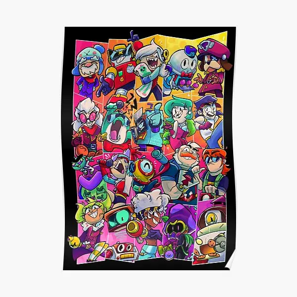 Хроматический фанатичный постер забавная картина для дома современное