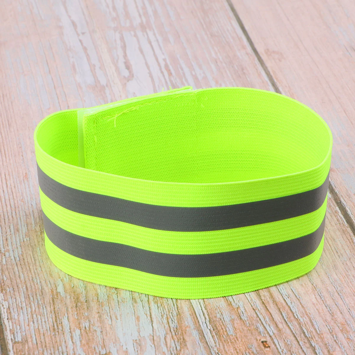 

4pcs Versatile Green High Visibility Ankle Leg Wrist Reflective Band for Walking Night Running Cycling