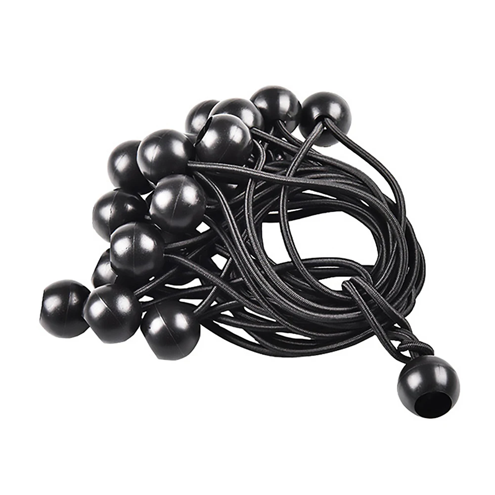 10 шт. навес шаровая Головка банджи шнуры сверхмощный брезент эластичный ремешок