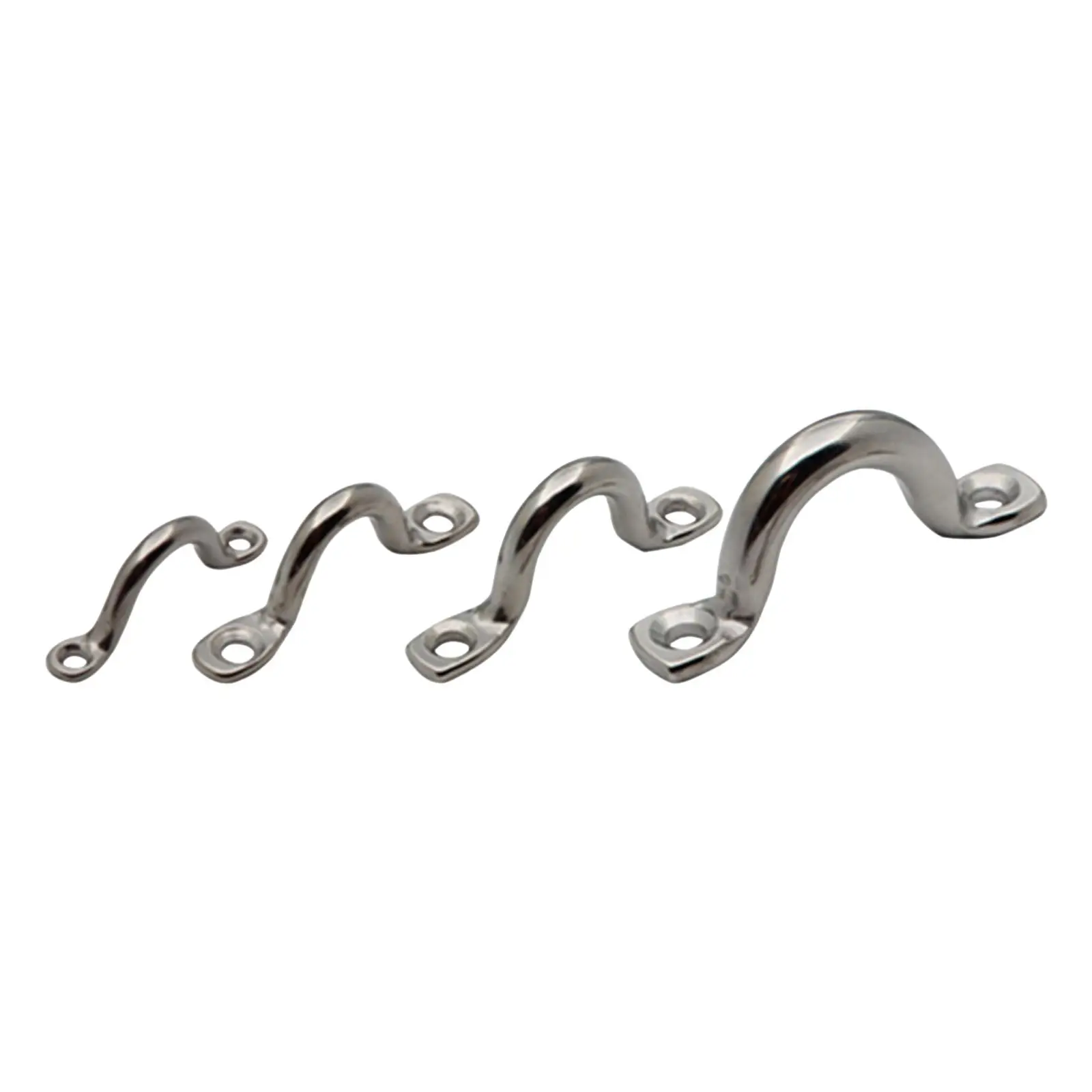 

Pad Eye Straps, Stainless Steel Kayak Deck Loop, Canoe Pad Eye Straps Plate, Tie Down Anchor Point, Boat Eye