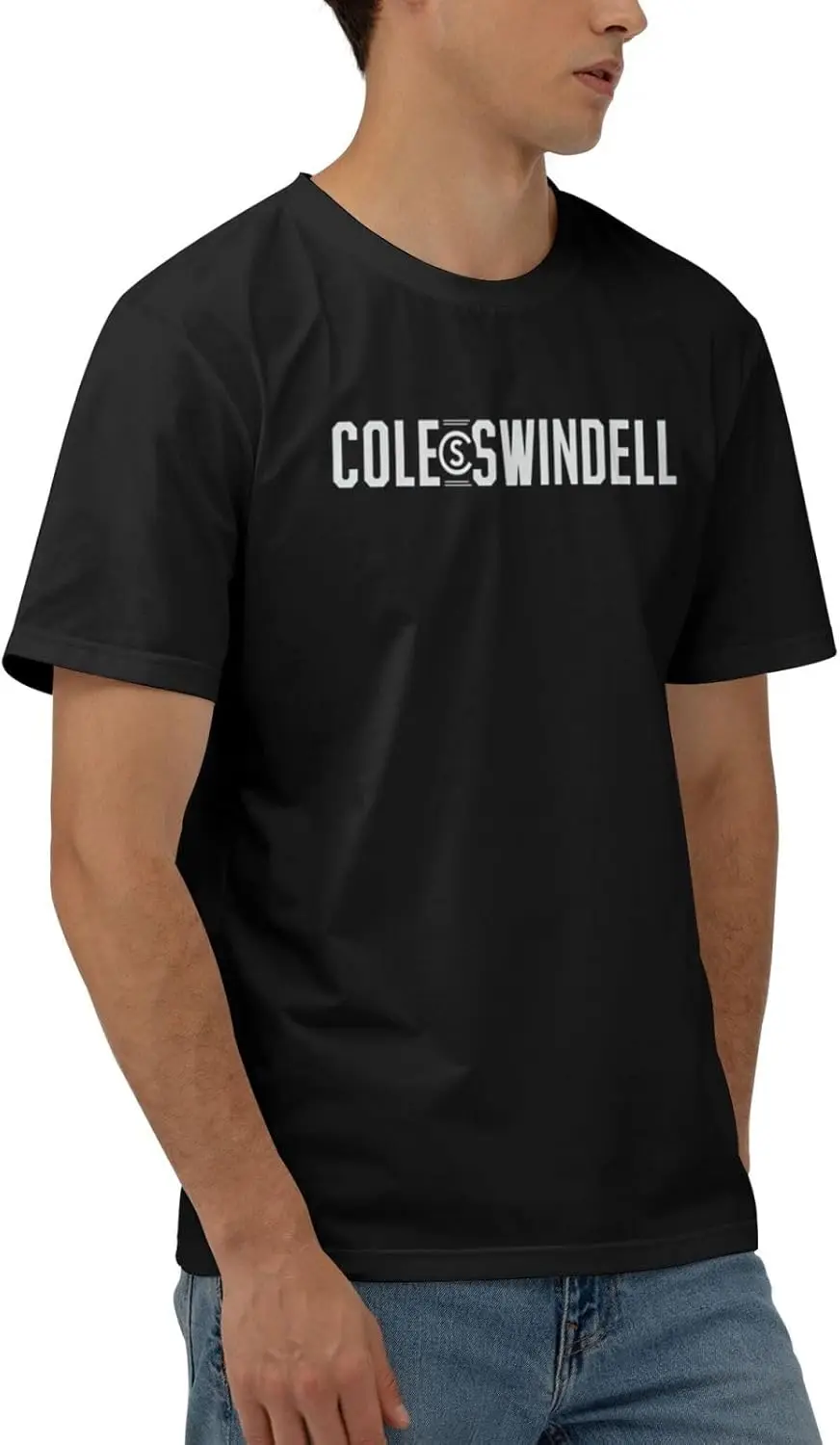 Коул музыка Swindell рубашка Мужская молодежная мода Удобная дышащая чесаный хлопок