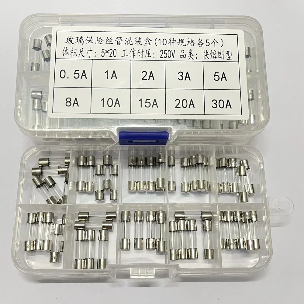 5x20 мм 6x30 250 В керамический предохранитель0.5a 1a 2a 3a 4a 5a 6a 8a 10a 15a 20a керамические