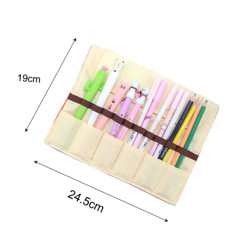Оригинальный холщовый пенал в стиле ретро фоторулон искусственная кожа сумка