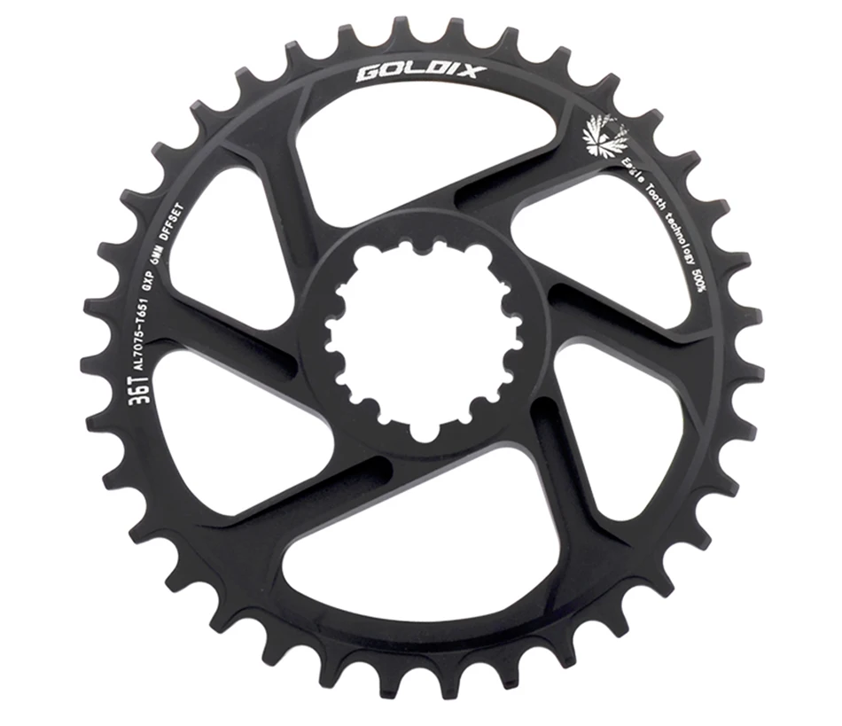 GOLDIX GXP велосипедная цепь MTB широкие узкие зубья 30-38T Корона кривошипной системы