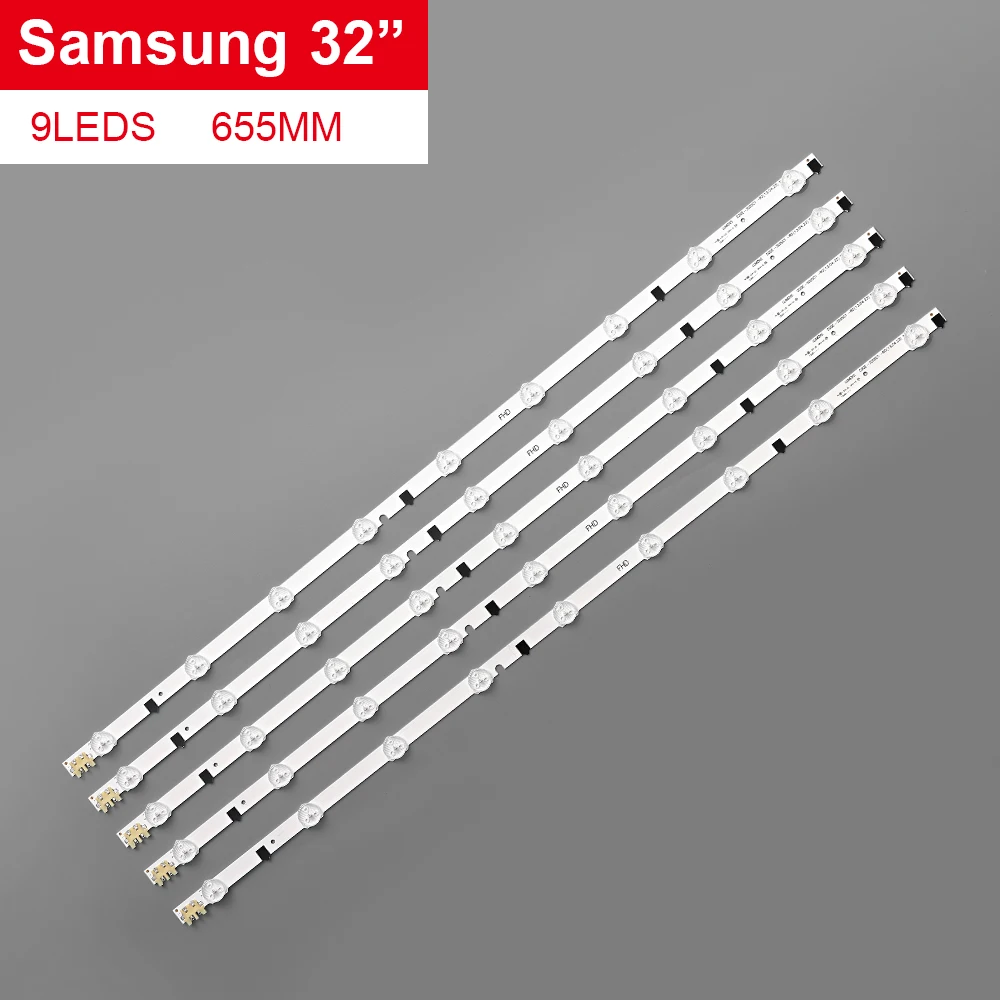 655MM LED strip For Sam Sung Sh arp-FHD 32''TV D2GE-320SC1-R0 CY-HF320BGSV1H UE32F5000AK UE32f5500AW UE32F5700AW HF320BGS-V1