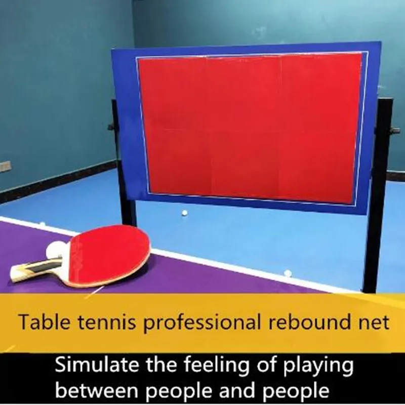 

Table Tennis Practice Rebound Board Ping Pong Springback Machine For Single Self-study Sparring Trainer Professional Exercise