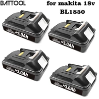bl1850b rechargeable battery 18 v 3000mah lithium ion battery for makita 18v bl1840 bl1850 bl1830 bl1860b lxt 400