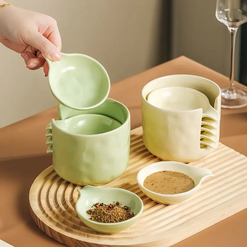 Новинка 2023 кремовый крем блюдо зеленого цвета креативное премиум-класса с