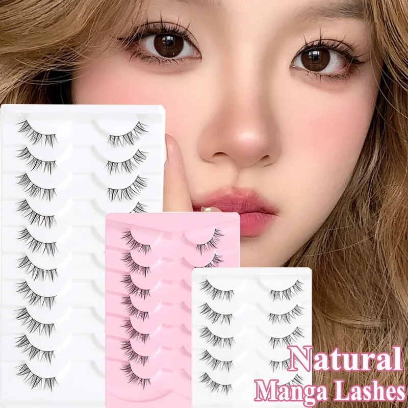 

5/7/10 пар Накладные ресницы 3D искусственная норка манга ресницы пушистые мягкие натуральные ресницы для наращивания многоразового макияжа накладные ресницы