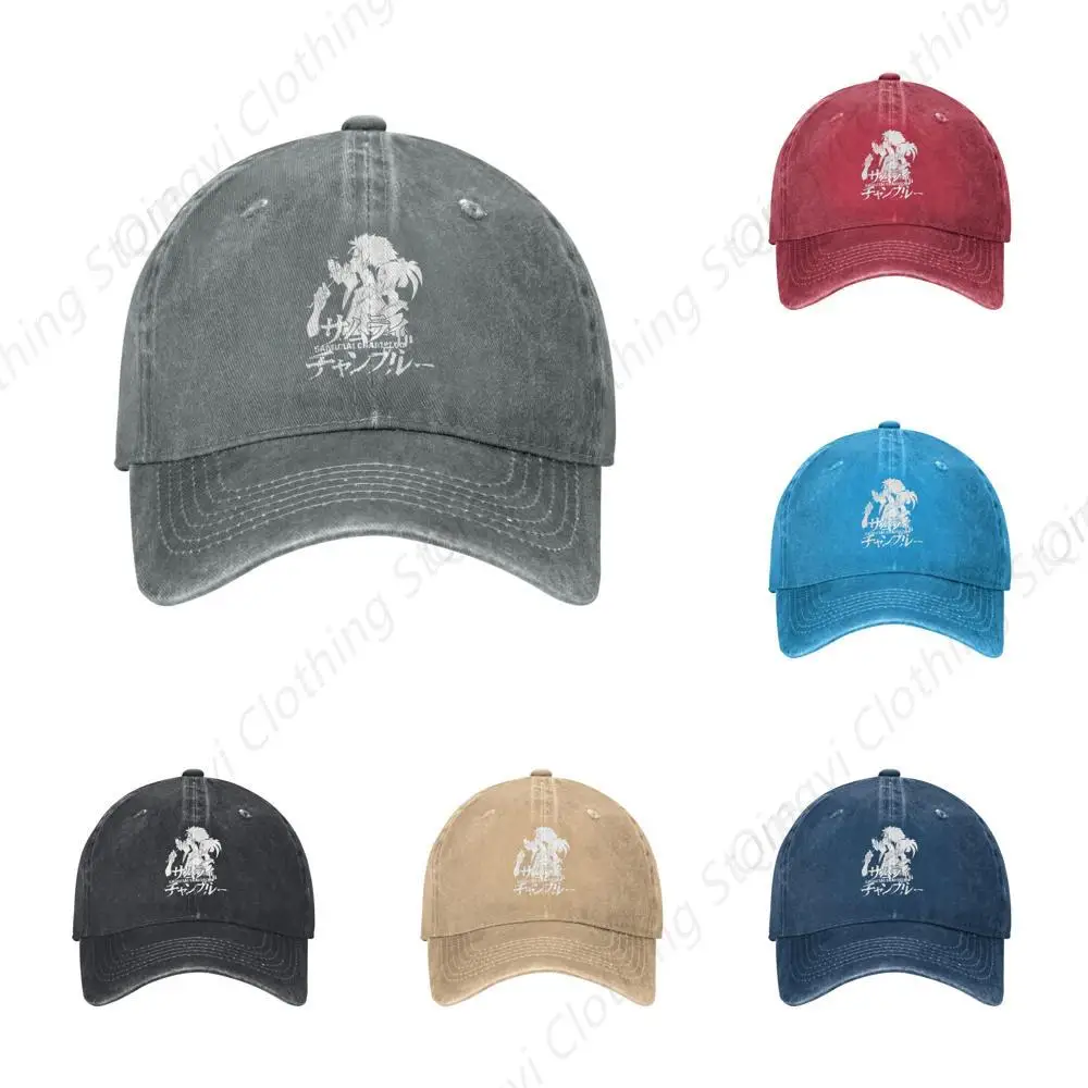 Бейсбольная кепка Samurai Anime Champloo для мужчин и женщин хлопковая бейсболка из