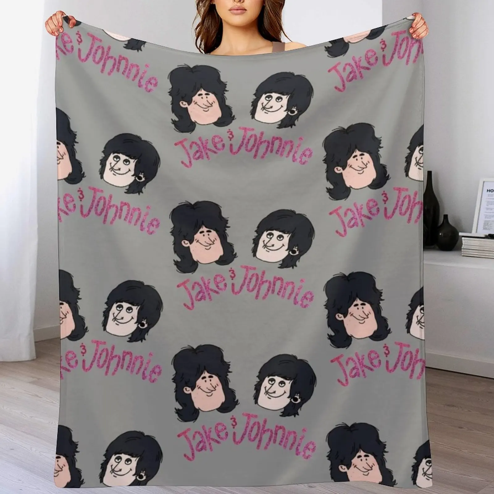 Одеяло в клетку Jake and Johnnie идея для подарка на День святого Валентина