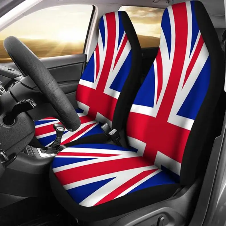 

Union Jack Flag, Distressed Flag, Patriotic-Car Seat Covers, Car Accessories, Gift for Her, Custom Seat Covers, Custom Made Cove