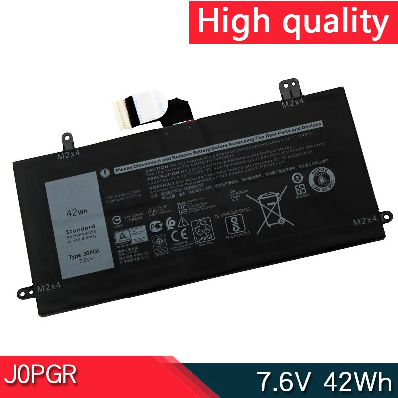 НОВЫЙ аккумулятор для ноутбука J0PGR 7 6 В 42 Втч Dell Latitude 5285 5290 серии 2-в-1 T17G 1WND8 JOPGR X16TW