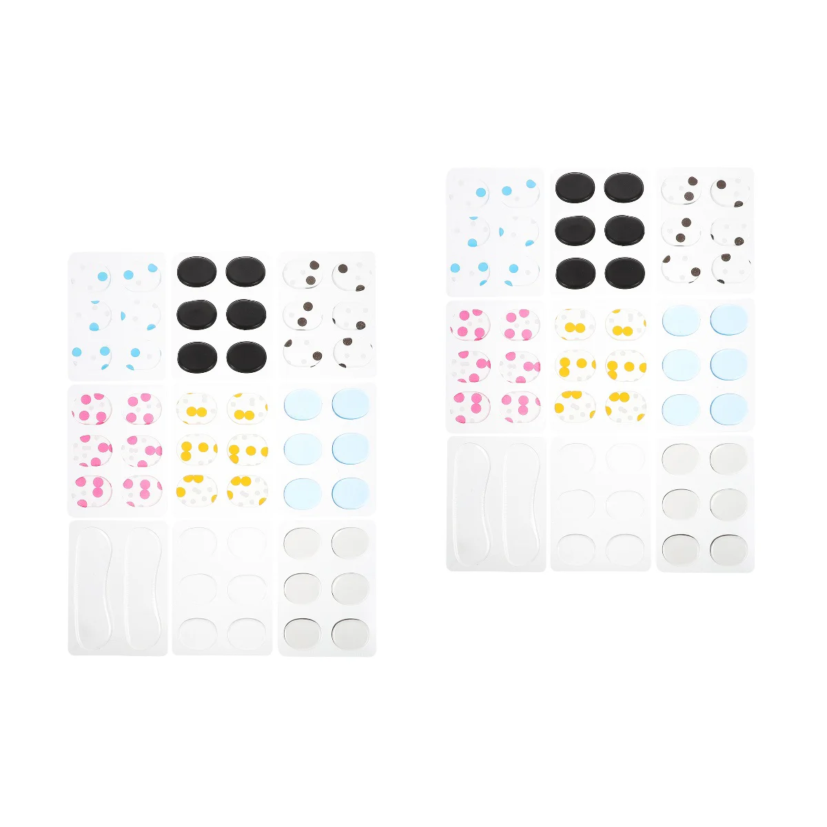 

18 Sheets of Drum Mute Pad Mats Silencer Drum Black Pads Belt Mats for Drum