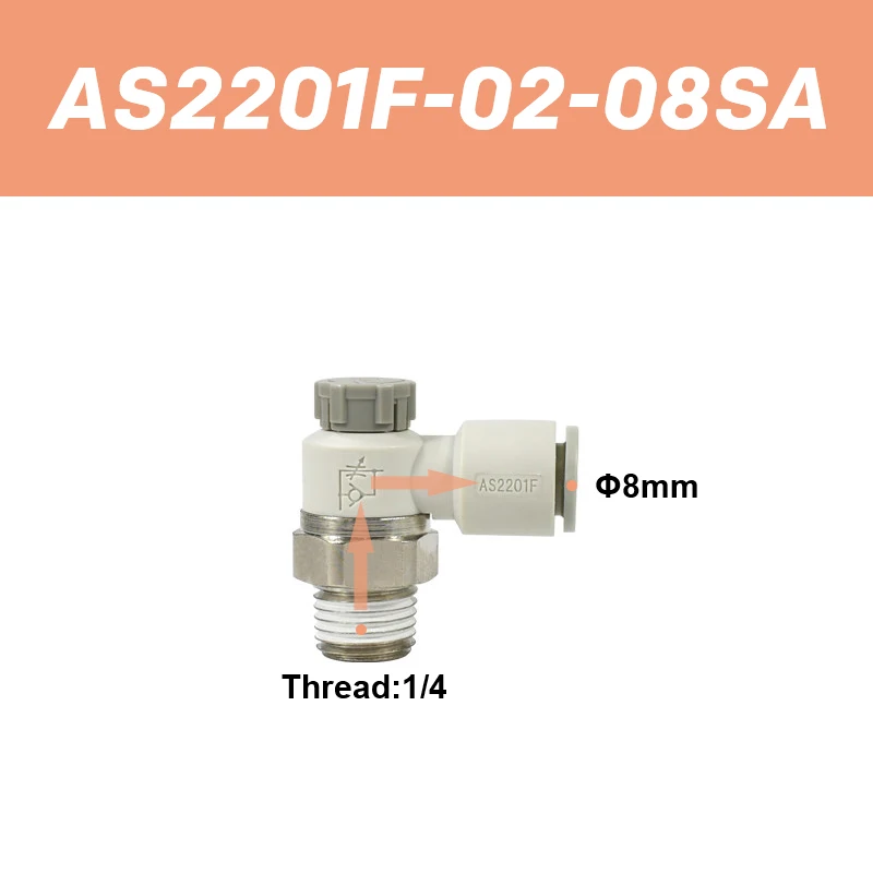 

Пневматический контроллер скорости GATELN AS Series 10 шт.